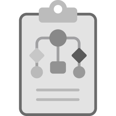 Çalışma akışı modern simgesi, vektör illüstrasyonu 