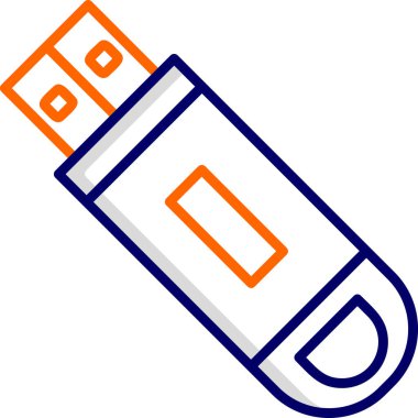USB Flash sürücü simgesi.  