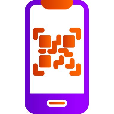 Cep telefonu simgesi, vektör illüstrasyonu