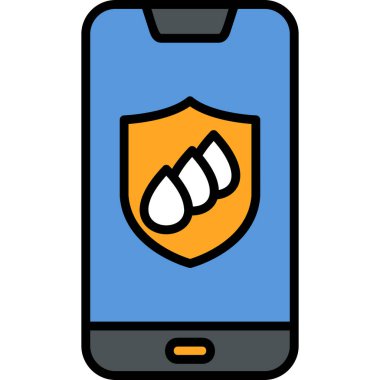 Waterproof phone screen logo sign 