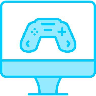 Oyun simgesi konsepti vektör illüstrasyonu