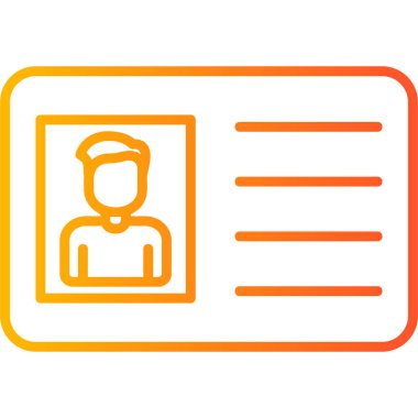 İş Kartları modern simge, vektör illüstrasyonu