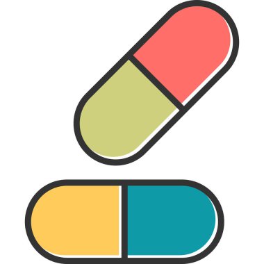 hap ikonu vektör illüstrasyonu