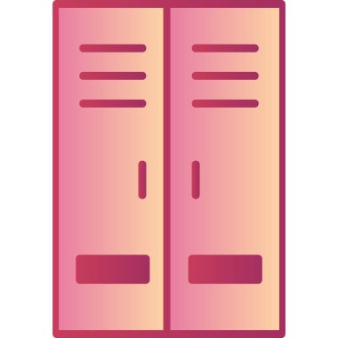 Dolapta. Web simgesi basit tasarım