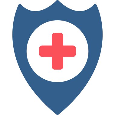 Sağlık hizmetleri modern simgesi, vektör illüstrasyonu