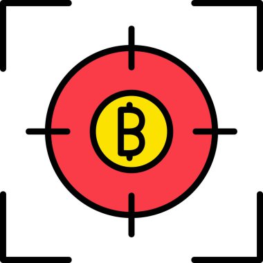 Modern simge vektör illüstrasyonunu hedefle