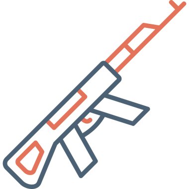 Ak47 icon modern vector illustration