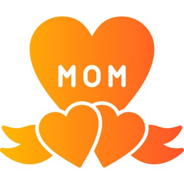 Kalp modern simge, vektör illüstrasyonu 