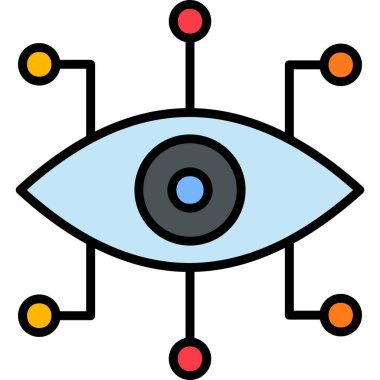 Eye icon modern vector illustration