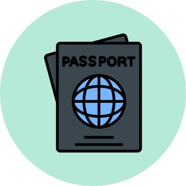 pasaport, web simgesi resimleme