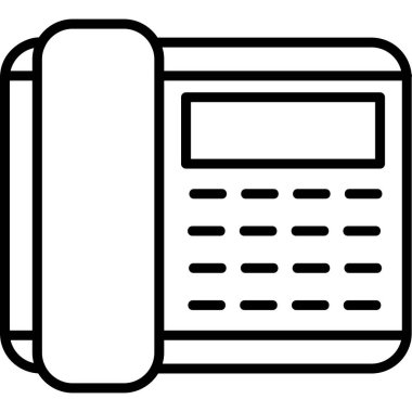 telefon simgesi vektör illüstrasyonu