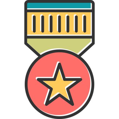 Rozet. Web simgesi basit illüstrasyon