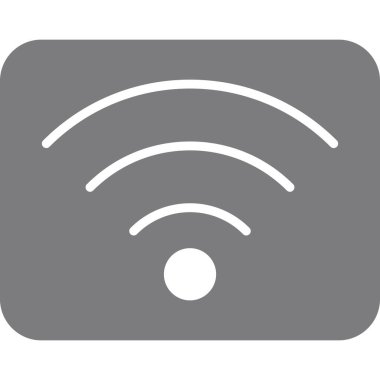 wifi simgesi vektör illüstrasyonu