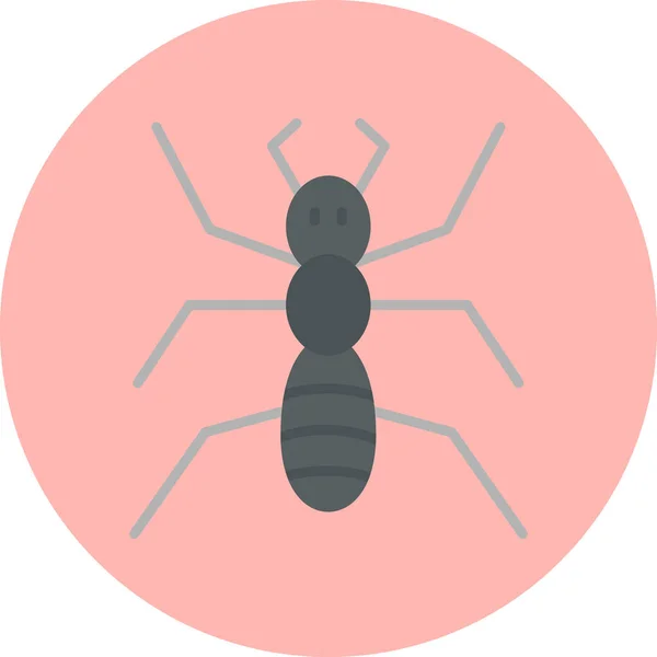 Ant Web Icon Simple Illustration — Stock Vector
