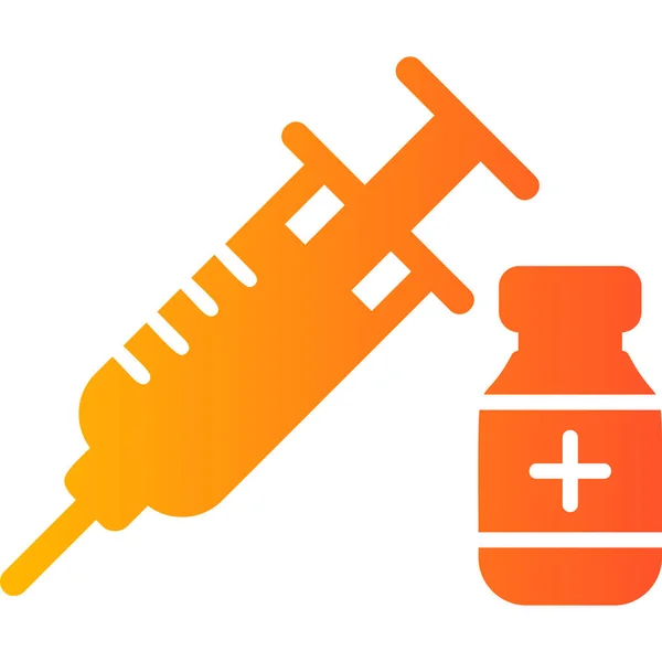 Insuline Icône Web Illustration Simple — Image vectorielle