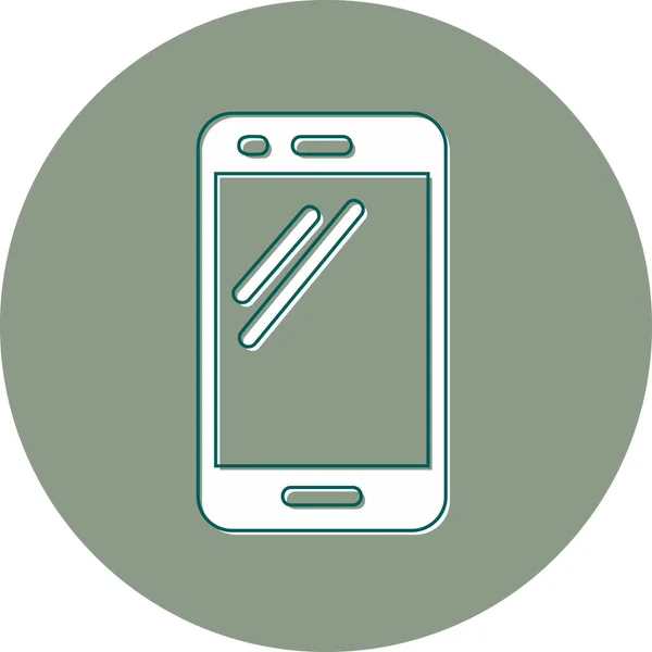 Smartphone Ikone Vektorillustration — Stockvektor