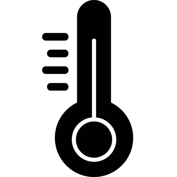 Температура Веб Іконка Векторні Ілюстрації — стоковий вектор