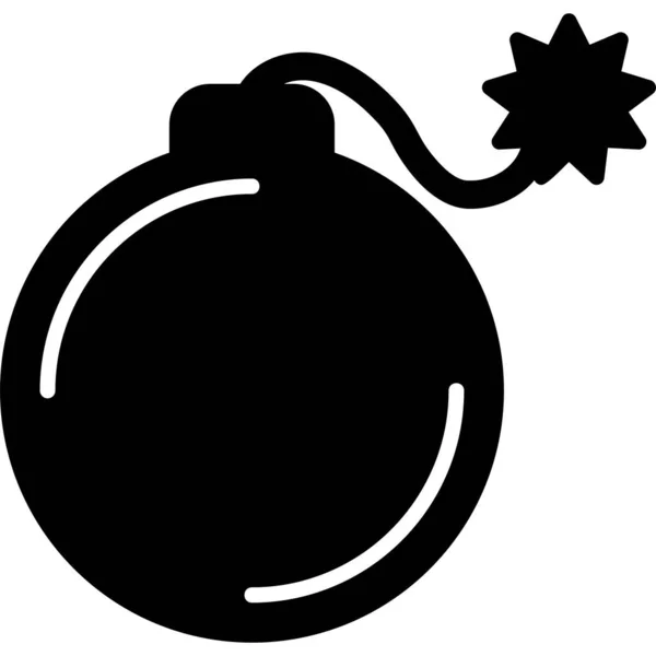 Vektor Illustration Des Bombensymbols — Stockvektor