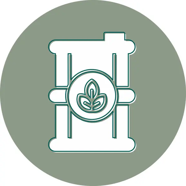Biokraftstoff Web Symbol Einfache Illustration — Stockvektor