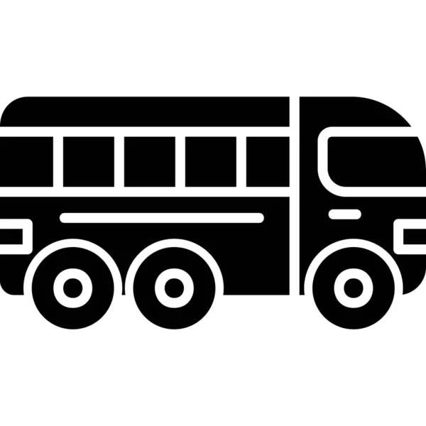 Icono Autobús Ilustración Diseño Moderno — Vector de stock