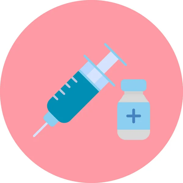 Insulin Web Symbol Einfache Illustration — Stockvektor