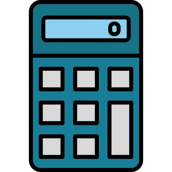 Ícone Calculadora Web Ilustração Vetorial — Vetor de Stock