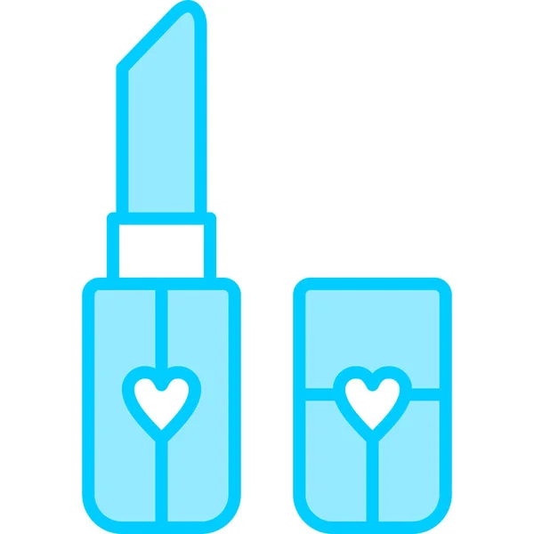 Lippenstift Symbol Vektor Illustration — Stockvektor