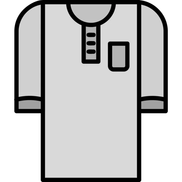 Camisa Icono Web Vector Ilustración — Archivo Imágenes Vectoriales