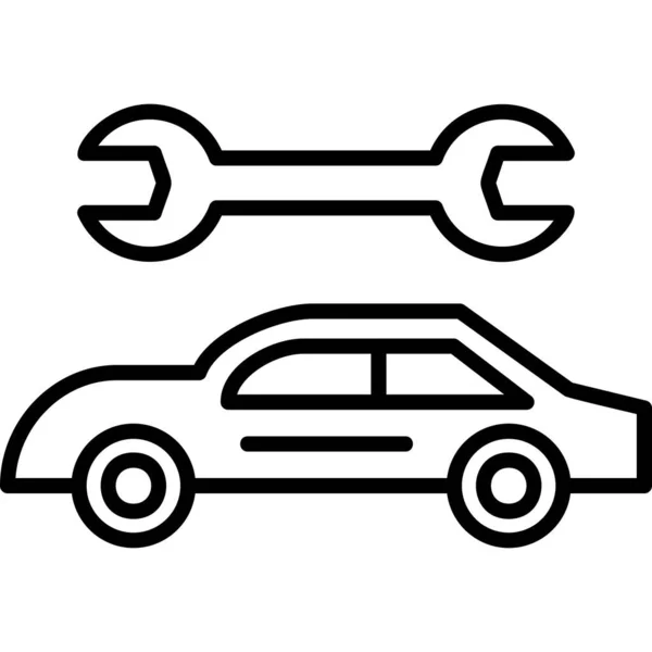 Car Repair Modern Icon Vector Illustration — Stock Vector