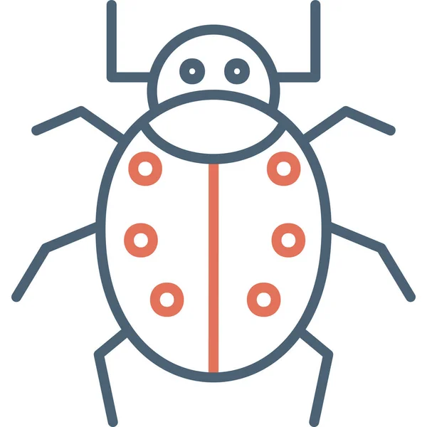 Bug Modernes Symbol Vektorillustration — Stockvektor