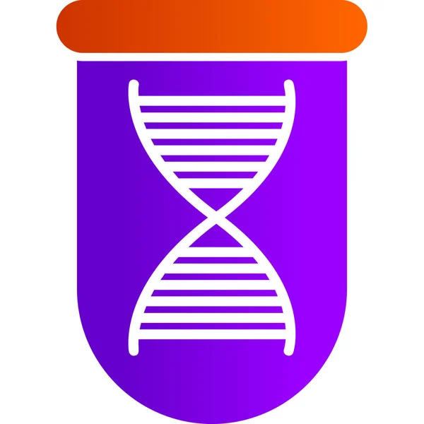 Gene Therapy Webová Ikona Jednoduchá Ilustrace — Stockový vektor