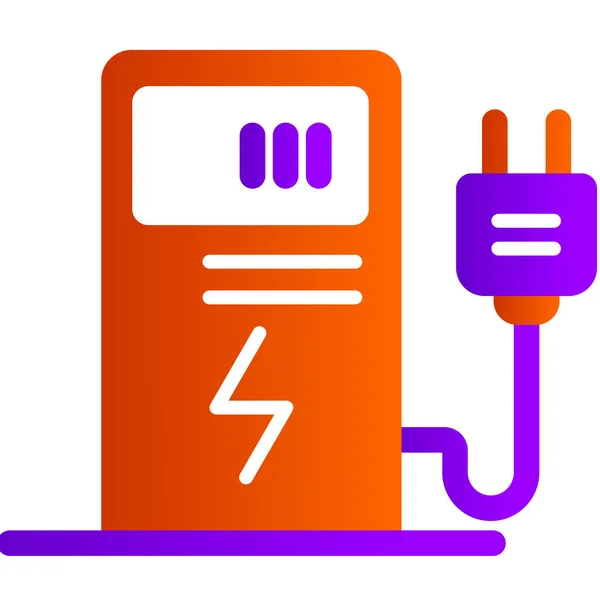 エネルギー電荷供給 充電器のイラスト — ストックベクタ