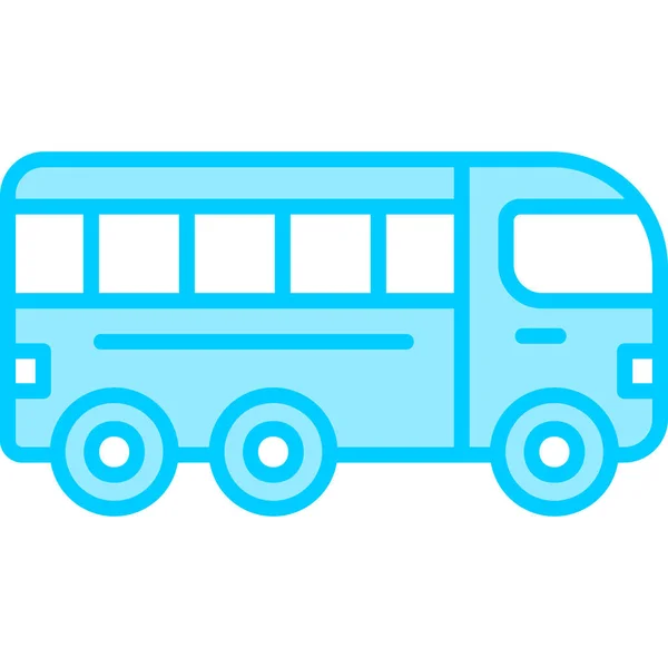 Bus Ikone Moderne Design Illustration — Stockvektor