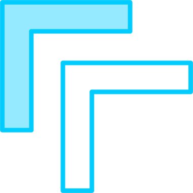 ok sağ aşağı vektör simgesi. biçim düz çizgi sembolü, yuvarlak açılar, beyaz arkaplan.