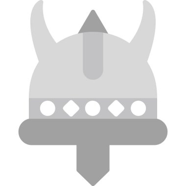 Miğfer. Web simgesi basit illüstrasyon 