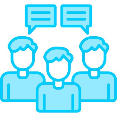 Takım. Web simgesi basit illüstrasyon