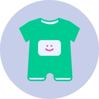 Tişört. Web simgesi basit illüstrasyon