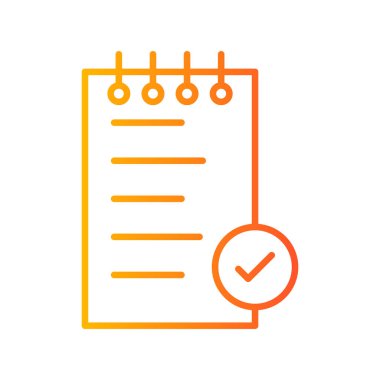 Belge simgesinin vektör illüstrasyonu