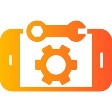 Teçhizat Web simgesi basit illüstrasyon