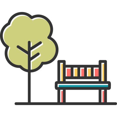 Yedek kulübesi Web simgesi basit tasarım