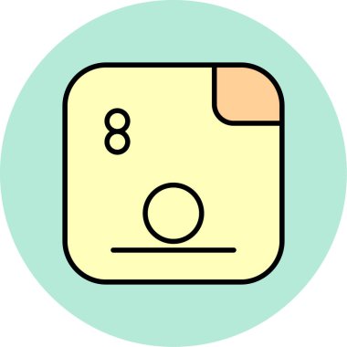 vector illustration of Oxygen icon