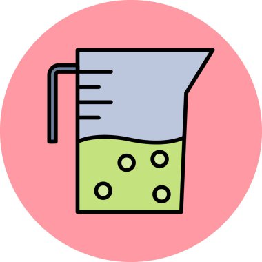 Modern b 'nin vektör illüstrasyonunda mataranın ikonu yok