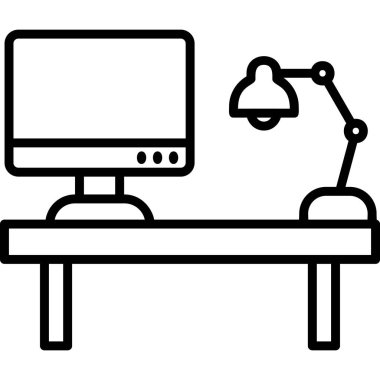 Masa lambası. Basit tasarım