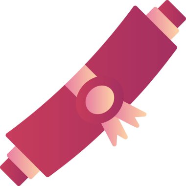 Parşömen. Web simgesi basit illüstrasyon