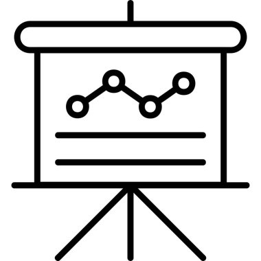 Analizler. Web simgesi basit illüstrasyon