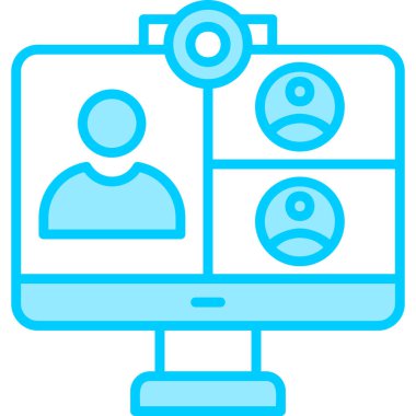 kullanıcı. Web simgesi basit illüstrasyon