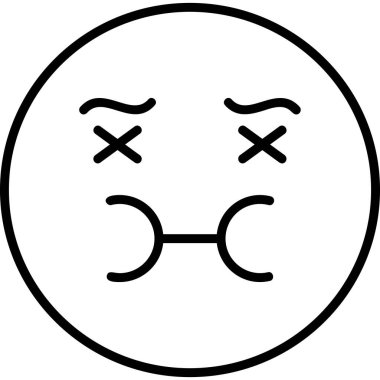 ifade yüz ifadesi, vektör illüstrasyonu 