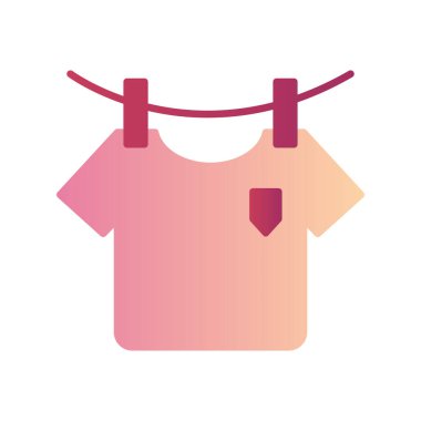 Hand Washing Clothes, vector icon