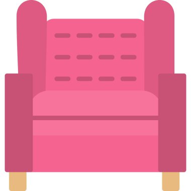 Kanepe. Web simgesi basit illüstrasyon