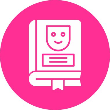 Çizgi roman ikonu, modern tasarım illüstrasyonu